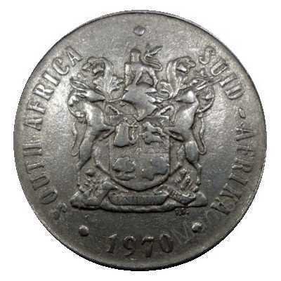 Fifty Cent, South Africa, 1970, Nickel