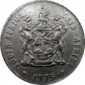 Fifty Cent, South Africa, 1975, Nickel