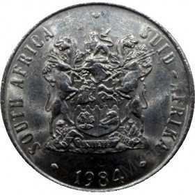 Fifty Cent, South Africa, 1984, Nickel