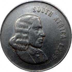 Twenty Cent(English), South Africa, 1965, Nickel