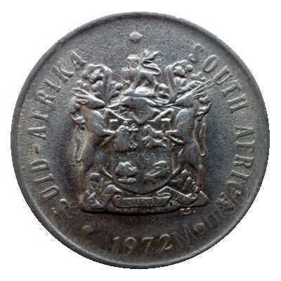 Twenty Cent, South Africa, 1972, Nickel