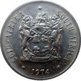 Twenty Cent, South Africa, 1974, Nickel
