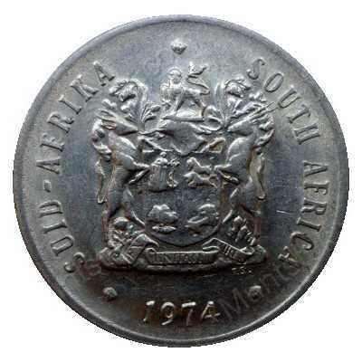 Twenty Cent, South Africa, 1974, Nickel