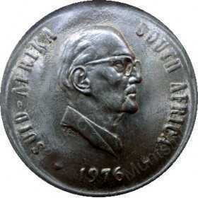 Twenty Cent, South Africa, 1976, Nickel