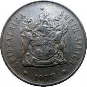 Twenty Cent, South Africa, 1977, Nickel