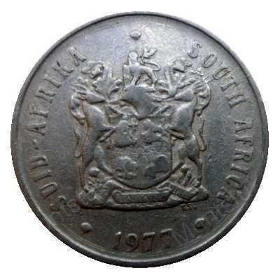 Twenty Cent, South Africa, 1977, Nickel