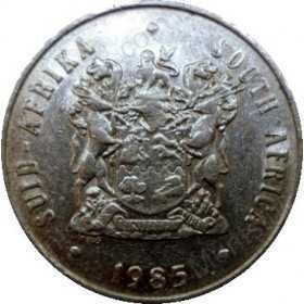 Twenty Cent, South Africa, 1985, Nickel