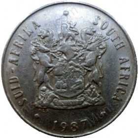 Twenty Cent, South Africa, 1987, Nickel