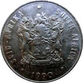 Twenty Cent, South Africa, 1990, Nickel