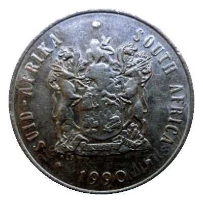 Twenty Cent, South Africa, 1990, Nickel