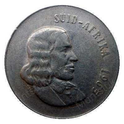 Twenty Cent(Afrikaans), South Africa, 1965, Nickel