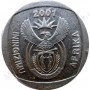 R5, South Africa, 2001, Nickel-plated Copper obverse