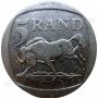 Five Rand, South Africa, 2003, Nickel plated Copper