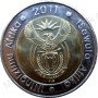 R5, South Africa, 2011, 90th Anniversary, Bimetal obverse