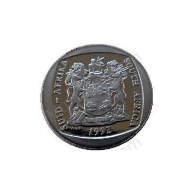 R2, South Africa, 1992, Nickel-plated Copper obverse