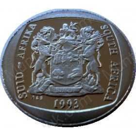 R2, South Africa, 1993, Nickel-plated Copper obverse