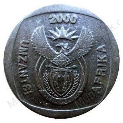 R2, South Africa, 2000, Nickel-plated Copper - New COA obveres