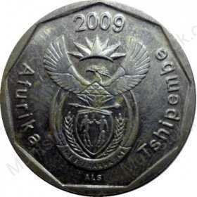 Twenty Cent, South Africa, 2009, Bronze plated Steel