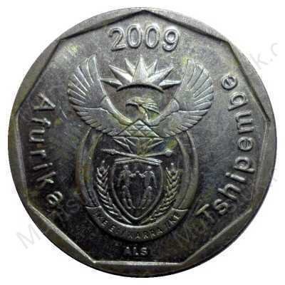 Twenty Cent, South Africa, 2009, Bronze plated Steel