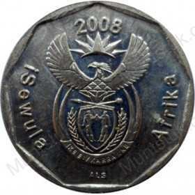 Twenty Cent, South Africa, 2008, Bronze plated Steel