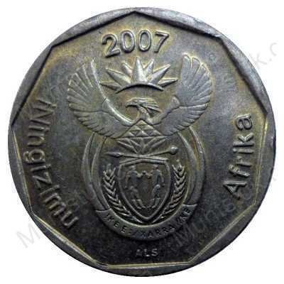 Twenty Cent, South Africa, 2007, Bronze plated Steel