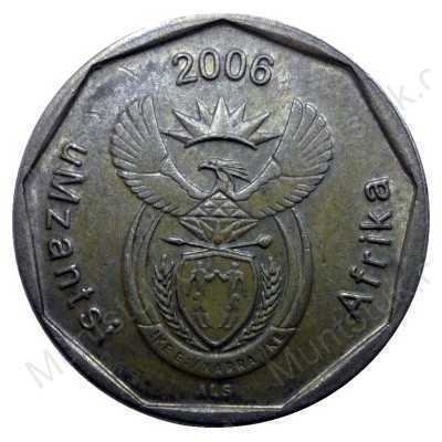 Twenty Cent, South Africa, 2006, Bronze plated Steel