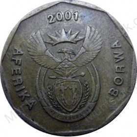 Twenty Cent, South Africa, 2001, Bronze plated Steel