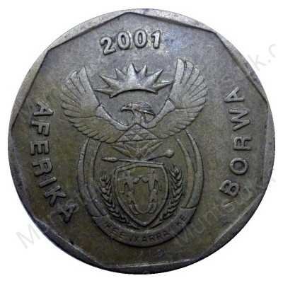 Twenty Cent, South Africa, 2001, Bronze plated Steel