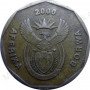 Twenty Cent, South Africa, 2000, Bronze plated Steel *