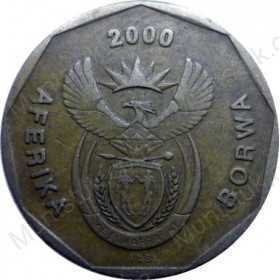 Twenty Cent, South Africa, 2000, Bronze plated Steel *