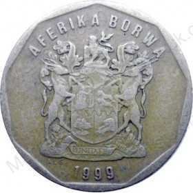 Twenty Cent, South Africa, 1999, Bronze plated Steel