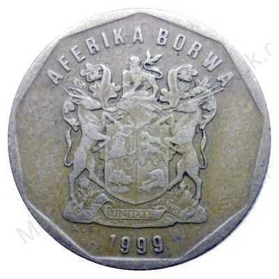 Twenty Cent, South Africa, 1999, Bronze plated Steel