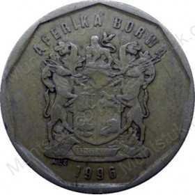 Twenty Cent, South Africa, 1996, Bronze plated Steel
