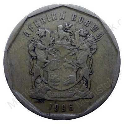 Twenty Cent, South Africa, 1996, Bronze plated Steel