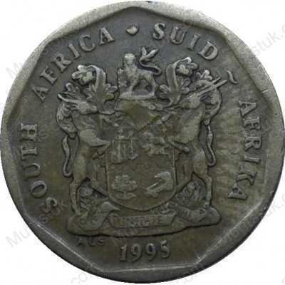 Twenty Cent, South Africa, 1995, Bronze plated Steel
