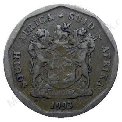 Twenty Cent, South Africa, 1993, Bronze plated Steel