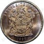 Two Cent, South Africa, 1999, Copper plated Steel