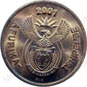 Two Cent, South Africa, 2001, Copper plated Steel