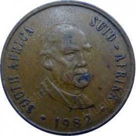 Two Cent, South Africa, 1982, Bronze