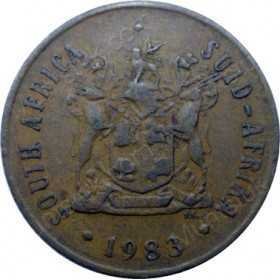 Two Cent, South Africa, 1983, Bronze