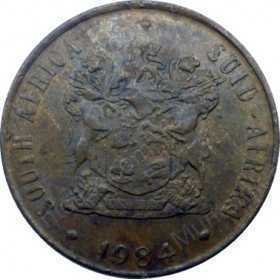 Two Cent, South Africa, 1984, Bronze