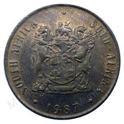 Two Cent, South Africa, 1987, Bronze