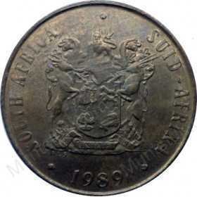 Two Cent, South Africa, 1989, Bronze