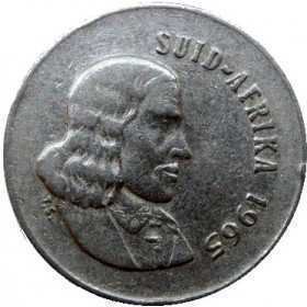 Five Cent(Afrikaans), South Africa, 1965, Nickel