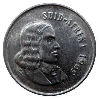 Five Cent(Afrikaans), South Africa, 1969, Nickel