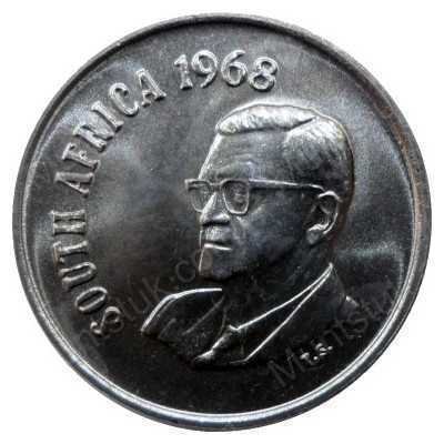 Ten Cent(English), South Africa, 1968, Nickel
