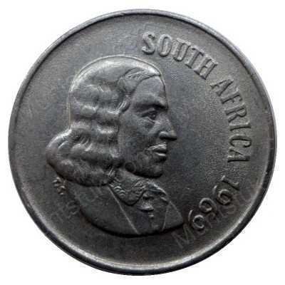 Ten Cent(English), South Africa, 1969, Nickel