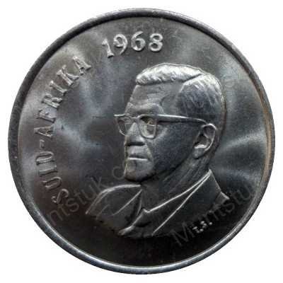 Twenty Cent(Afrikaans), South Africa, 1968, Nickel