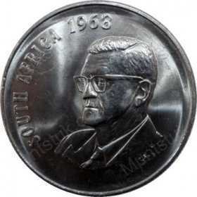 Fifty Cent(English), South Africa, 1968, Nickel