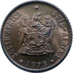 Half Cent, South Africa, 1973, Bronze